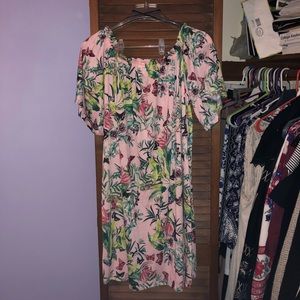 H&M Stretch Off The Shoulder Dress